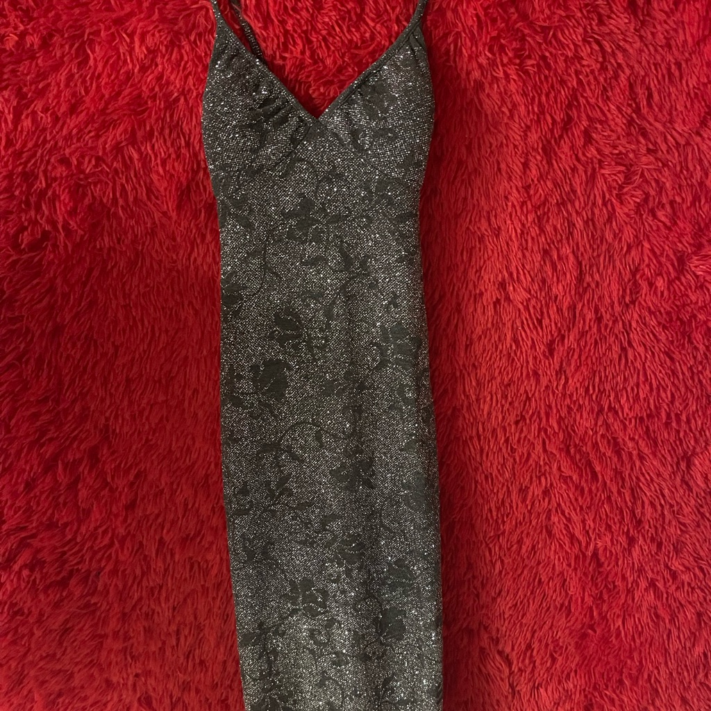 Black & Silver Formal Dress By Jump